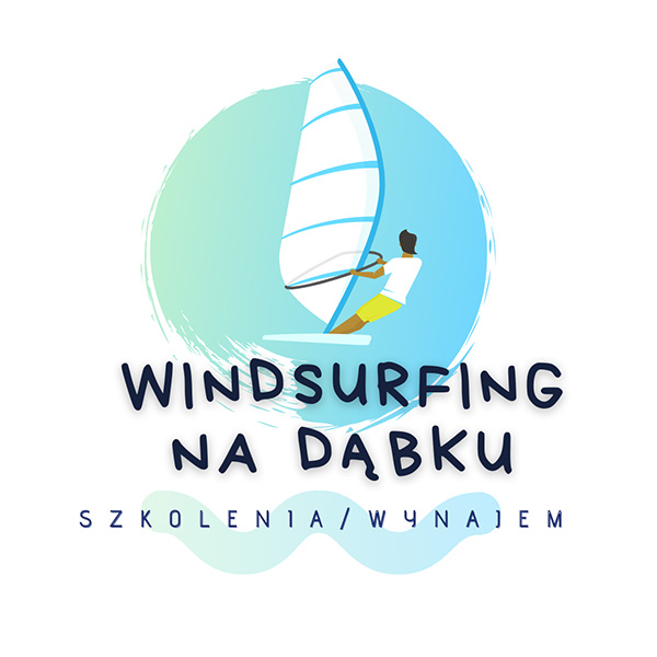 Logo lekcje windsurfingu w Augustowie